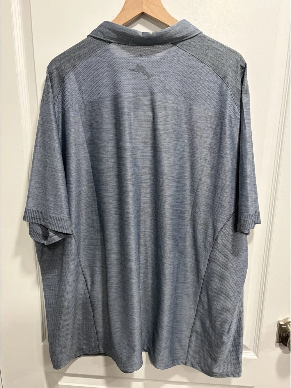 Tommy Bahama Palm Coast IslandZone Polo Shirt Size 3XLB 3XL Big Slate Blue Gray